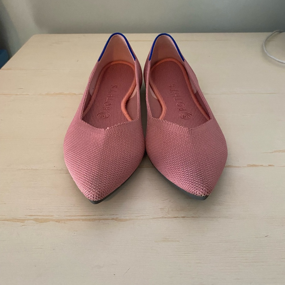 Rothy's Dusty Rose Pointed Flats